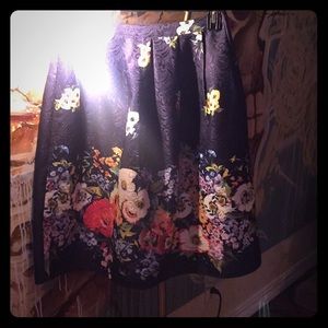 Floral skirt- Anthropologie